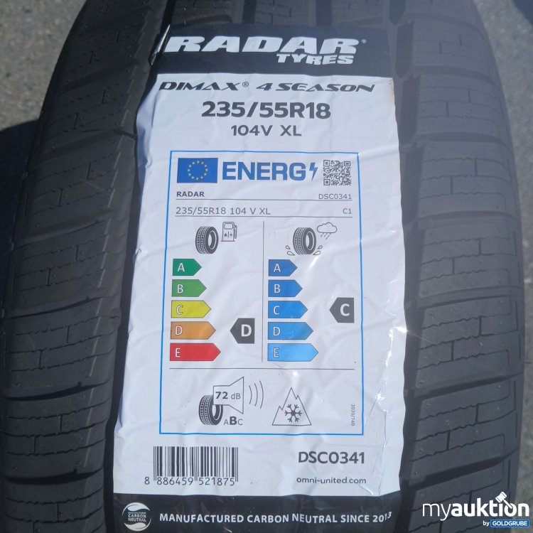 Artikel Nr. 440556: Radar Tyres 235/55R18 Reifen