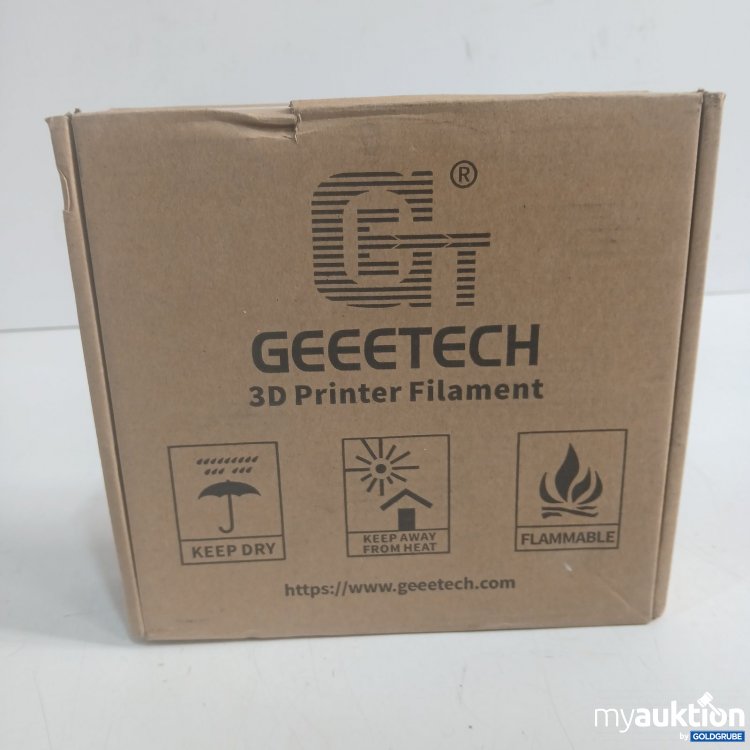 Artikel Nr. 465556 Artikel Nr. 465556: GEEETECH 3D Printer Filament PETG 1,75 mm 1 kg Black
