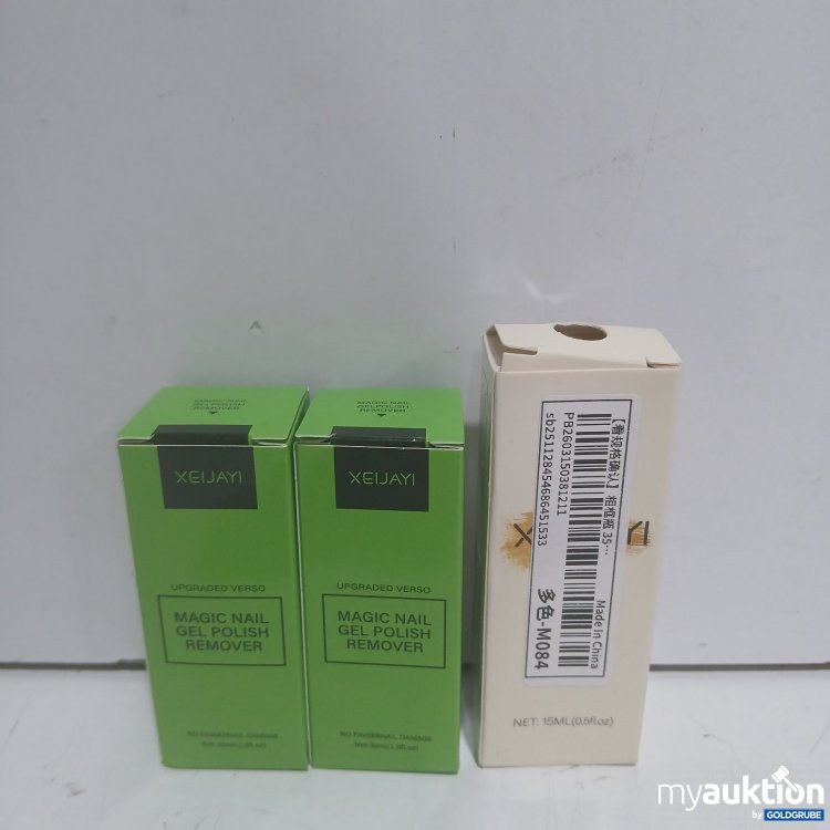 Artikel Nr. 468556: 2x XEIJAYI Magic Nail Gel Polish Remover 30ml 1x  XEIJAYI GEL POLISH 15ml