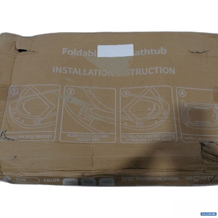 Artikel Nr. 889556: Faltbare Badewanne 40*8.5*63cm RJ310