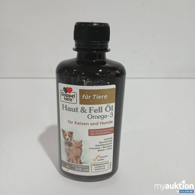 Artikel Nr. 894556: Doppel Herz Haut & Fell Öl Omega-3 250ml 