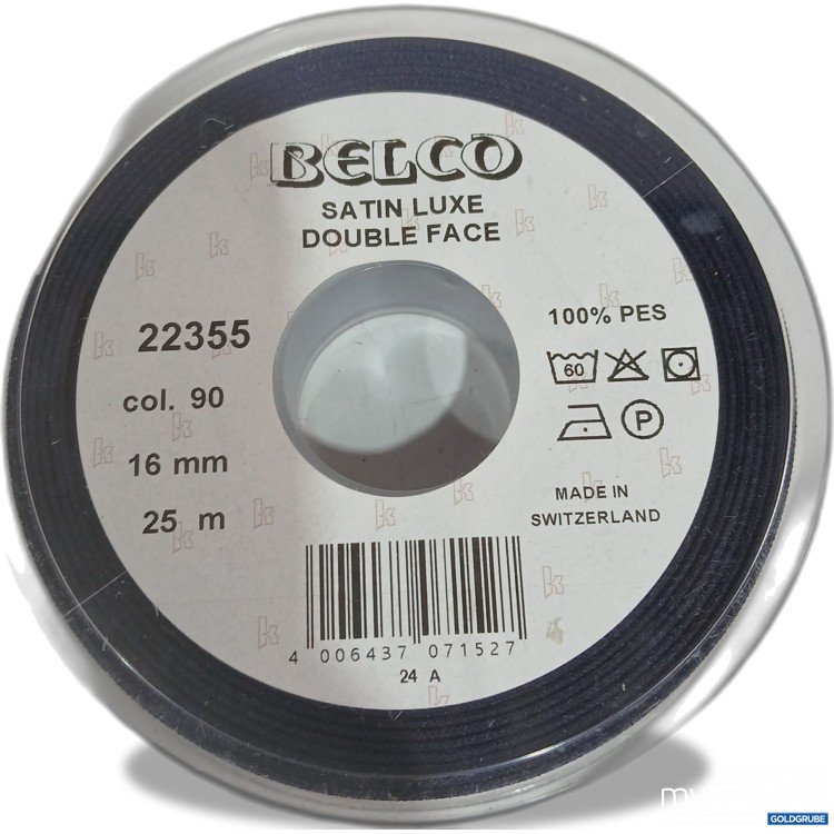 Artikel Nr. 977556 Artikel Nr. 977556: Belco Satin Luxe Double Face 16mm 25m Col. 90