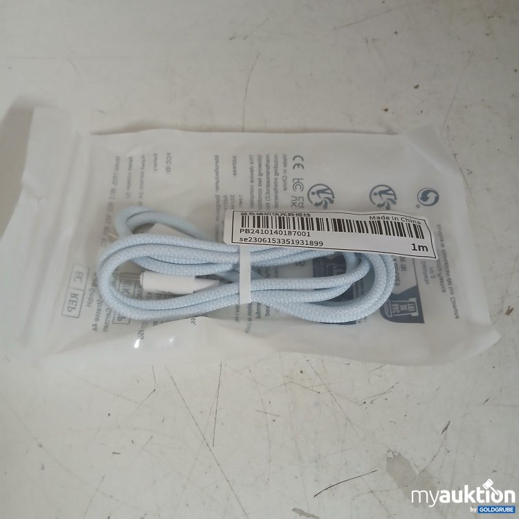 Artikel Nr. 399557 Artikel Nr. 399557: Ladekabel C 1m
