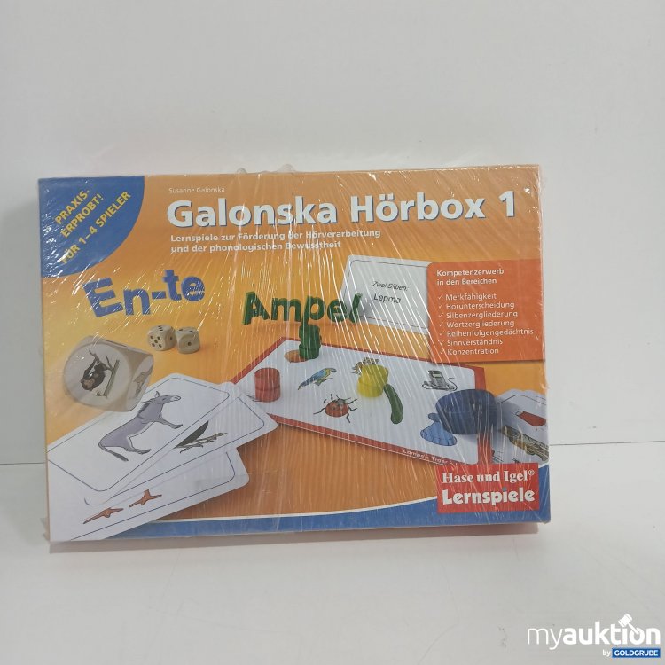 Artikel Nr. 521557 Artikel Nr. 521557: Galonska Hörbox 1 Hase und Igel Lernspiele