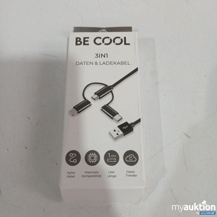 Artikel Nr. 524557: Be Cool 3in1 Daten & Ladekabel 