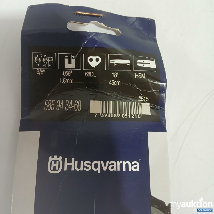 Artikel Nr. 878557 Artikel Nr. 878557: Husqvarna X-Force Chainsaw Bar 5859434-68 45cm