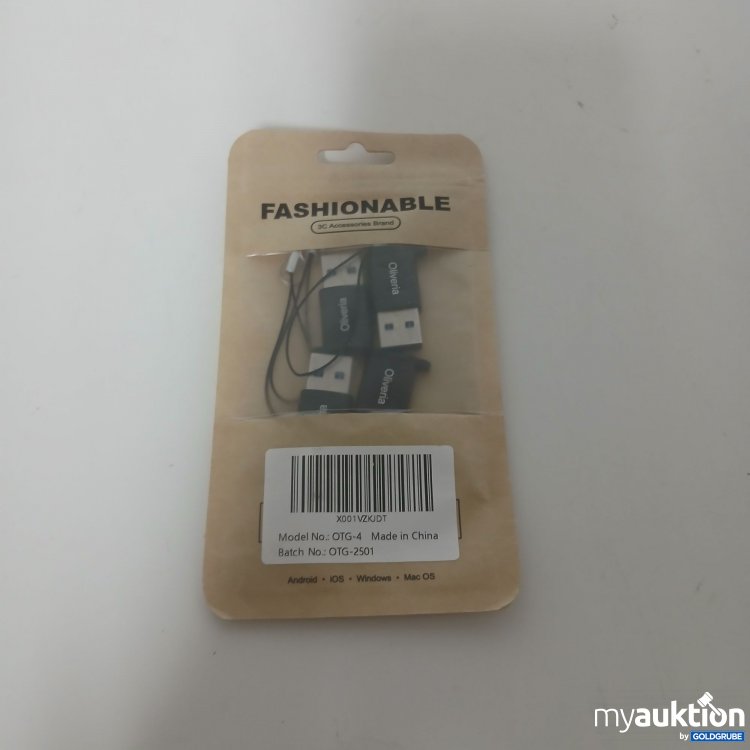 Artikel Nr. 917557 Artikel Nr. 917557: Oliveria USB-C Buchse auf USB-A OTG Adapter 4x