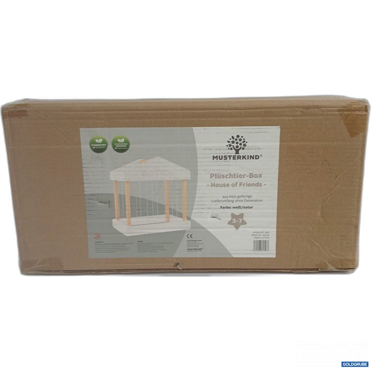 Artikel Nr. 959557: Musterkind Plüschtier-Box aus Holz weiß/natur 306 