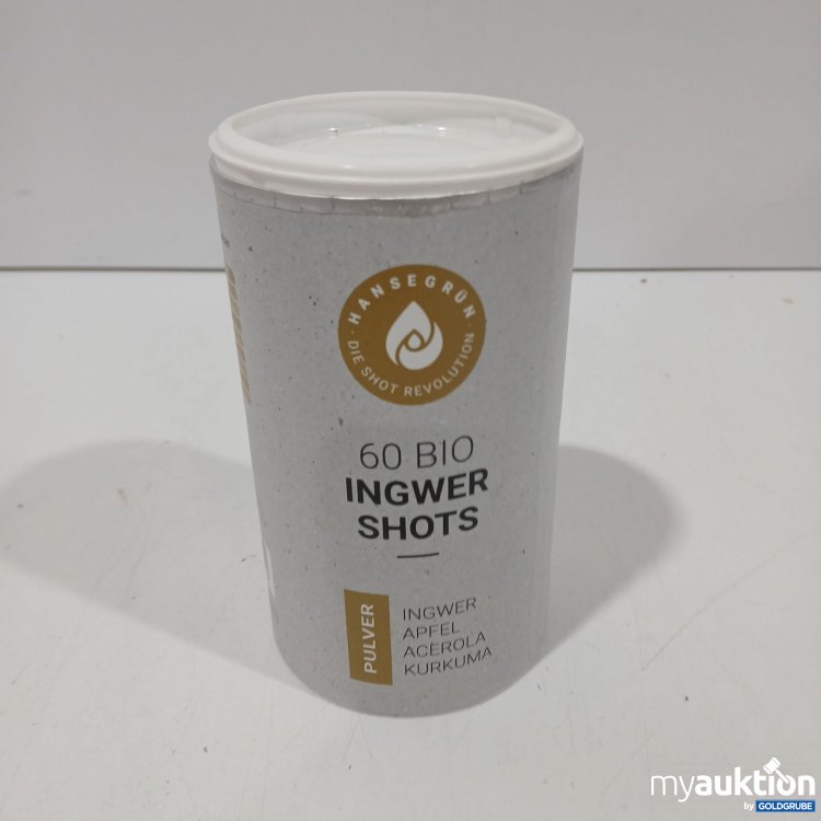 Artikel Nr. 961557: Hansegrün 60 Bio Ingwer Shots 120g 
