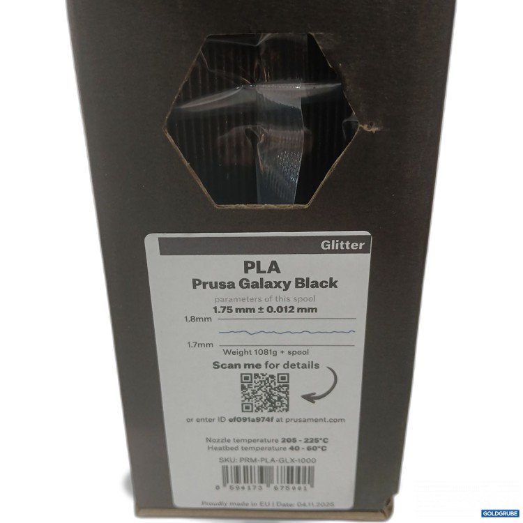 Artikel Nr. 972557: Prusament PLA Prusa Galaxy black Glitter 1,75mm 1081g 