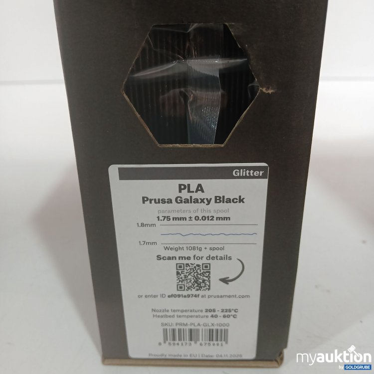 Artikel Nr. 972557: Prusament PLA Prusa Galaxy black Glitter 1,75mm 1081g 