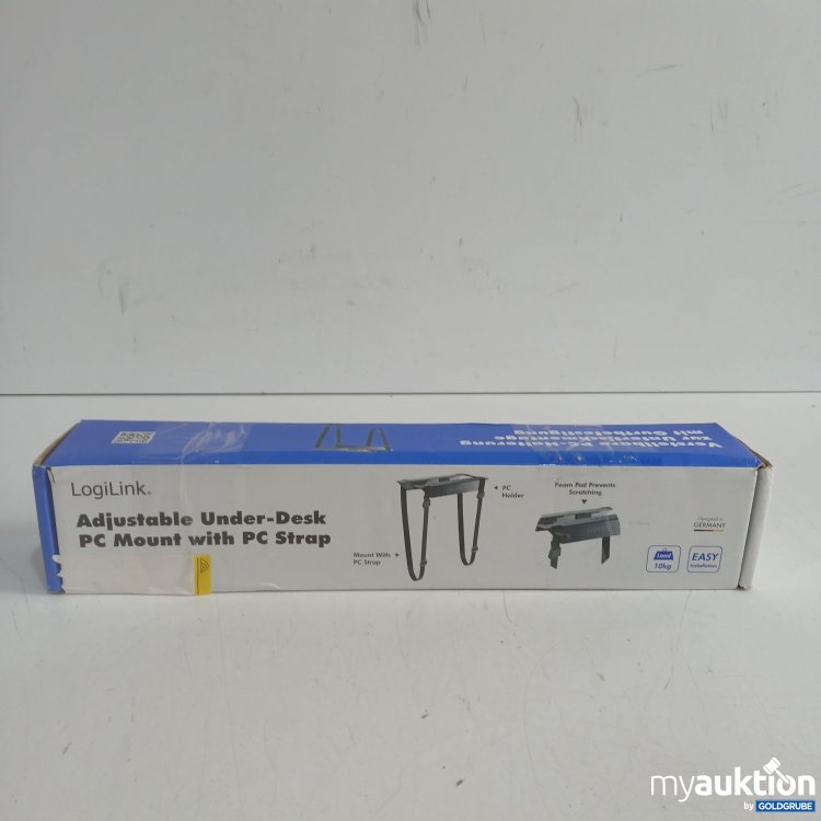 Artikel Nr. 989557 Artikel Nr. 989557: Adjustable Under-Desk PC Mount with PC Strap