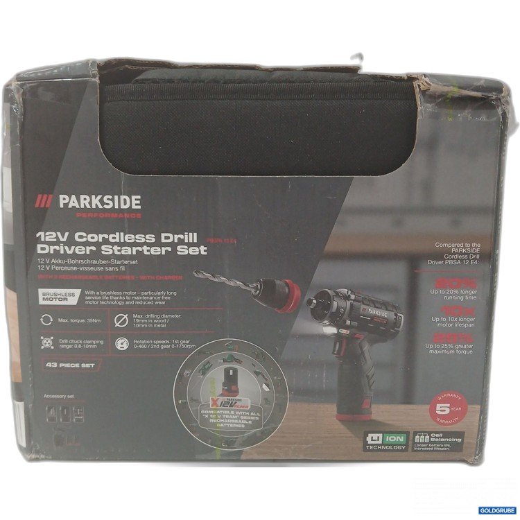 Artikel Nr. 993557 Artikel Nr. 993557: Parkside Performance 12V Akku-Bohrschrauber-Starterset
