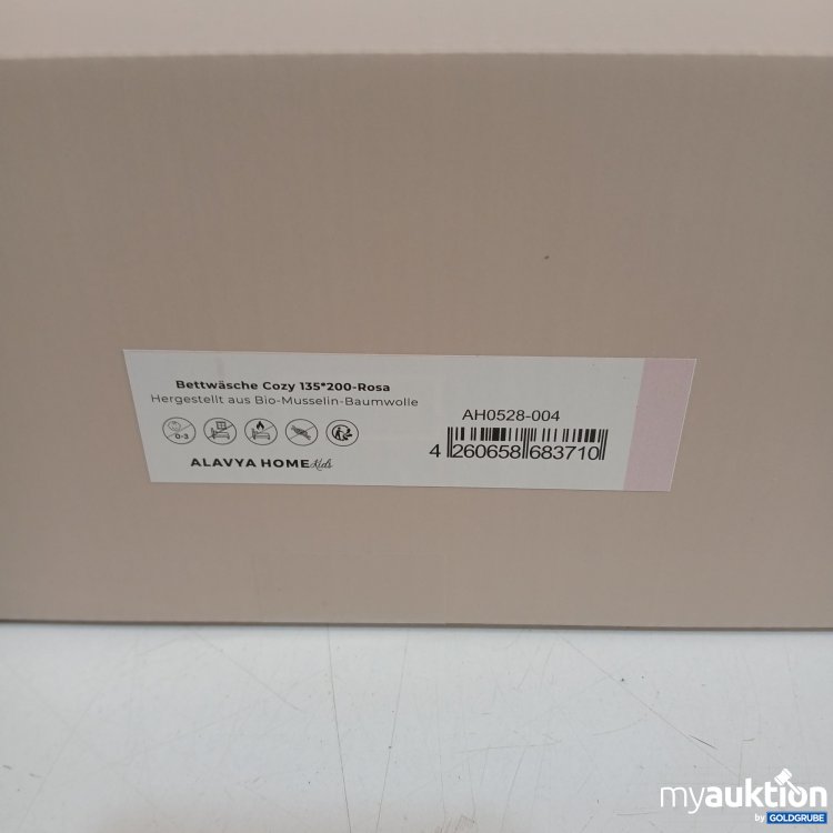 Artikel Nr. 441558: Alavya Home  Bettwäsche Cosy aus Bio-Baumwolle 135x200cm Rosa  