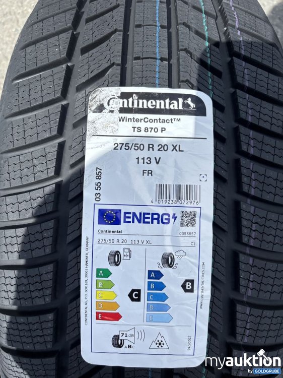 Artikel Nr. 444558 Artikel Nr. 444558: Continental WinterContact TS 870 P 275/50 R20 XL