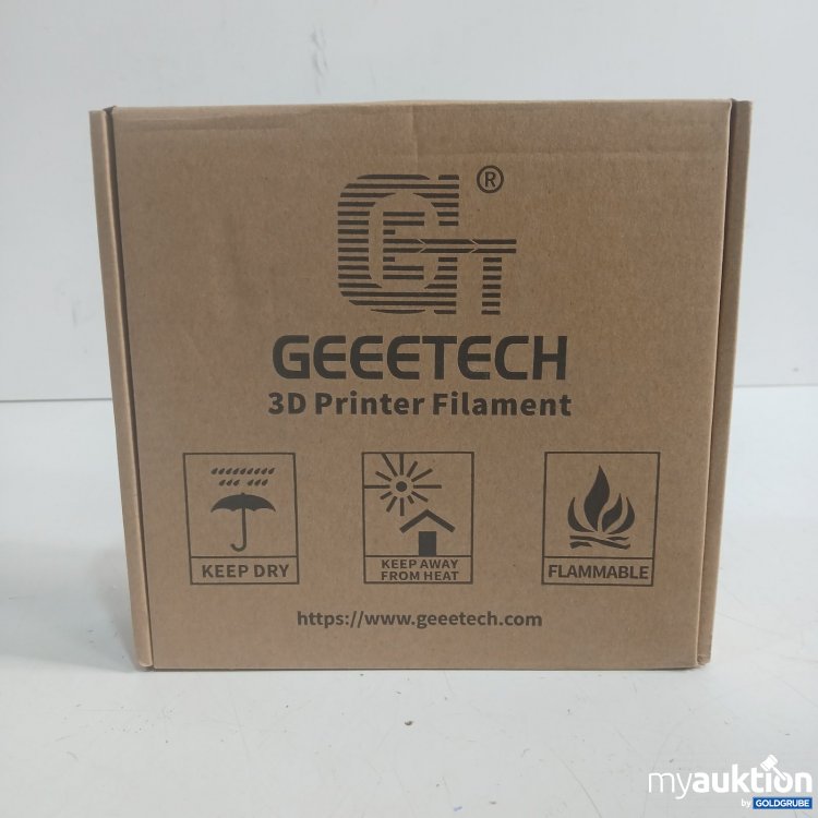 Artikel Nr. 465558 Artikel Nr. 465558: GEEETECH 3D Printer Filament PLA 1 kg 1,75 mm Silk Silver