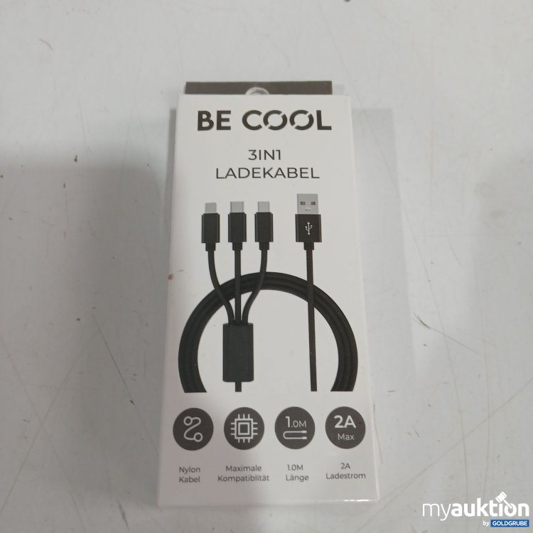 Artikel Nr. 524558: Be Cool 3in1 Ladekabel 