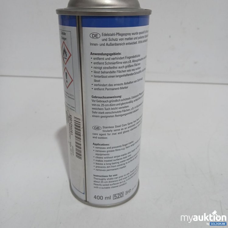 Artikel Nr. 890558: WEICON Edelstahl-Pflegespray 400 ml