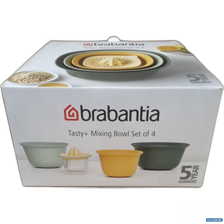 Artikel Nr. 921558: brabantia Tasty+ Mixing Bowl Set 2 Bowls, Colander and Measuring Jug TEXT=Komplettes – Rührschüsseln mit 3,2 l und 1,5 3.2l