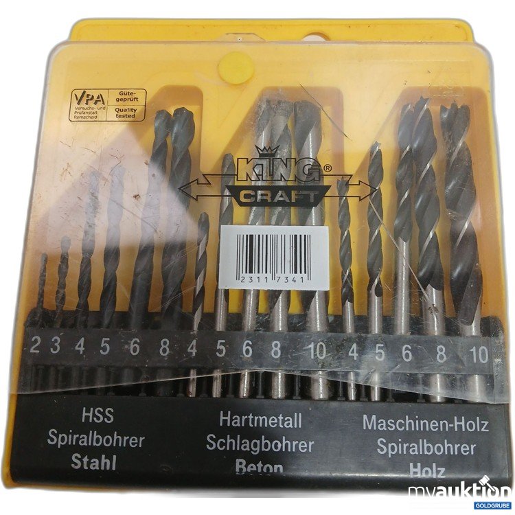 Artikel Nr. 955558: King Craft Verschiedene Schlagbohrer Stahl, Beton und Holz 