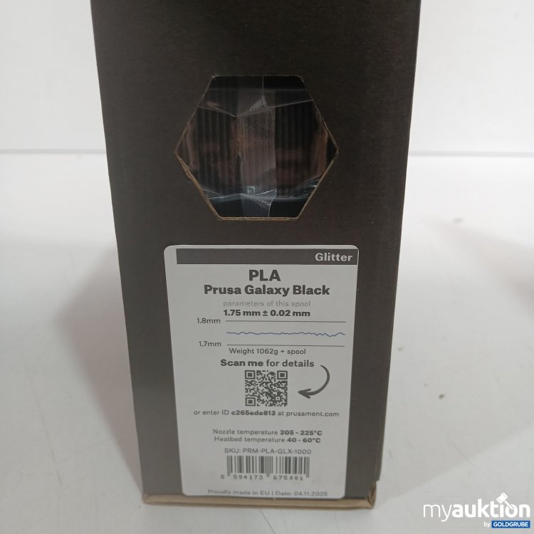 Artikel Nr. 972558: Prusament PLA Prusa Galaxy black Glitter 1,75mm 1062g 