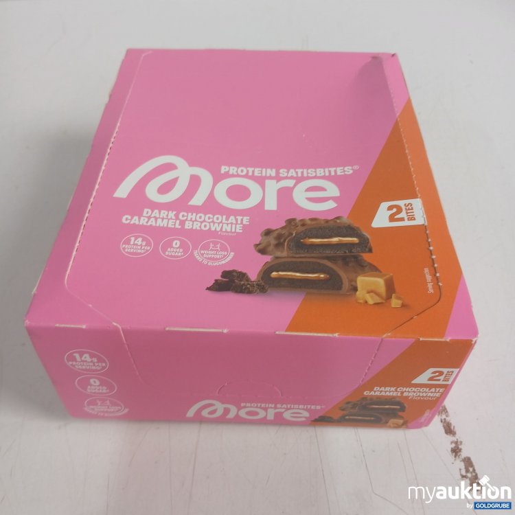 Artikel Nr. 984558: More Protein Satisbites Dark Chocolate Caramel Brownie 50g 12Stk