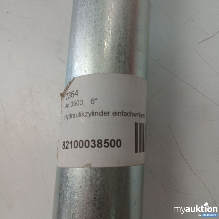 Artikel Nr. 447559 Artikel Nr. 447559: Metaltecnica Hydraulikzylinder einfachwirkend 6"