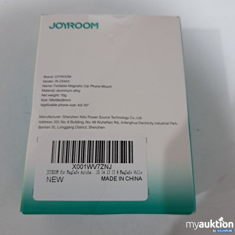 Artikel Nr. 815559 Artikel Nr. 815559: Joyroom magnetische Halterung für Auto