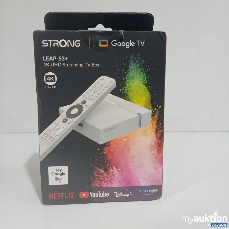 Artikel Nr. 856559 Artikel Nr. 856559: Strong Google TV LEAP-S3+ 4K UHD Streaming TV Box