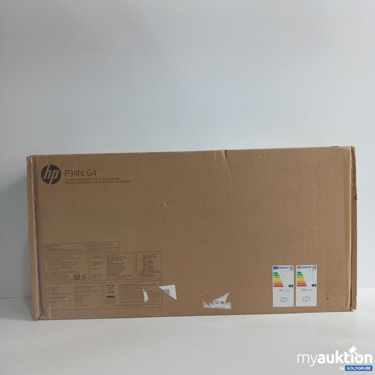 Artikel Nr. 902559: Hp 34-inch Diagonal WQHD USB-C Curved Monitor P34hc G4 