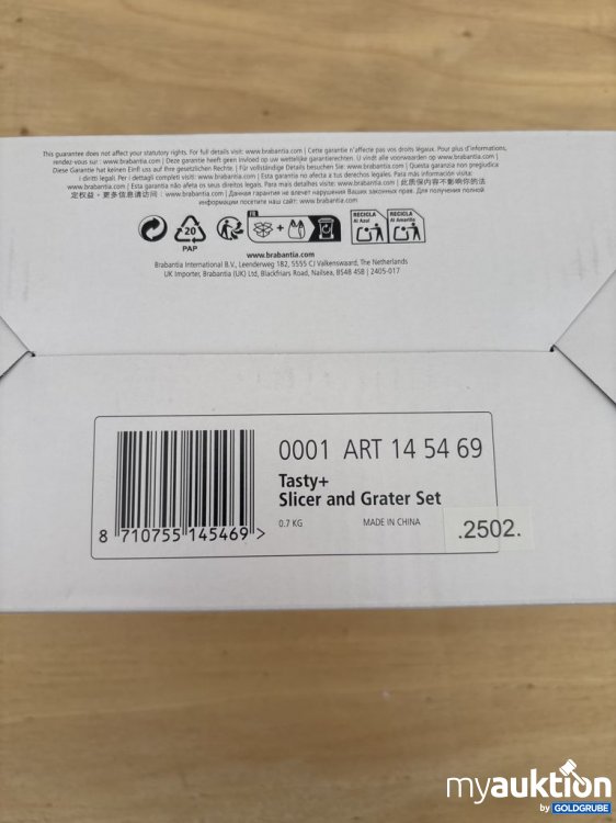 Artikel Nr. 921559: brabantia Tasty+ Slicer and Grater Set 0.7kg