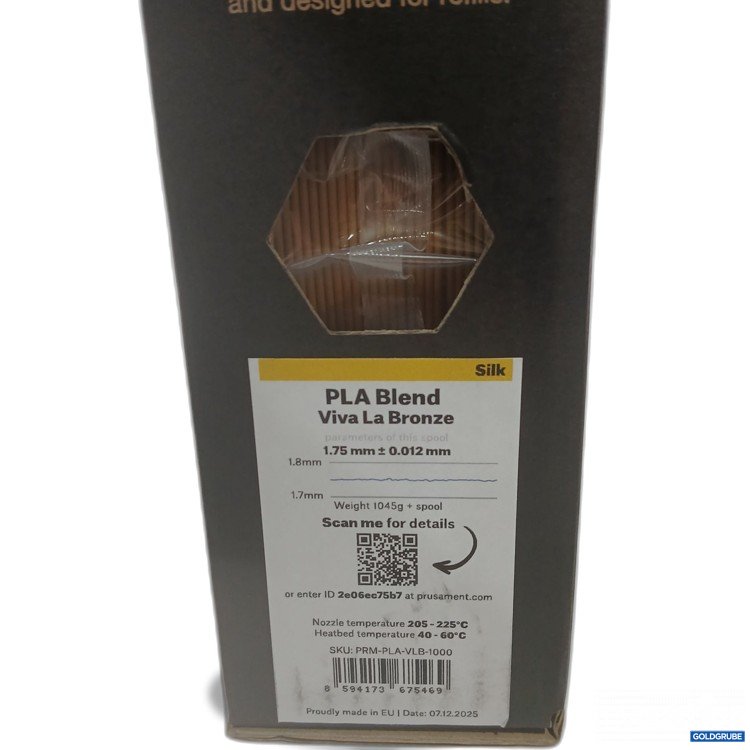 Artikel Nr. 972559: Prusament PLA Blend Viva La Bronze silk 1,75mm 1045g 