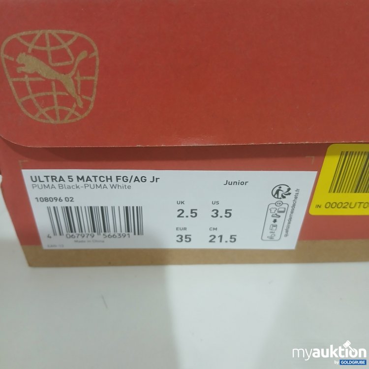 Artikel Nr. 462560 Artikel Nr. 462560: PUMA Fußballschuhe Ultra 5 Match FG/AG Jr Größe 35
