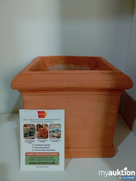 Artikel Nr. 471560: Teramico Terrakotta Pflanzgefäß quadratisch