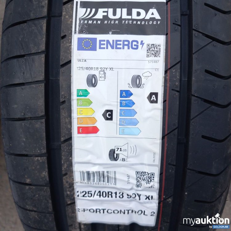 Artikel Nr. 523560: Fulda Sportcontrol 2 225/40 R18 92Y XL
