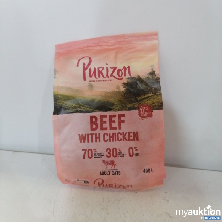 Artikel Nr. 720560: Purizon Rind mit Huhn Katzenfutter 400g 