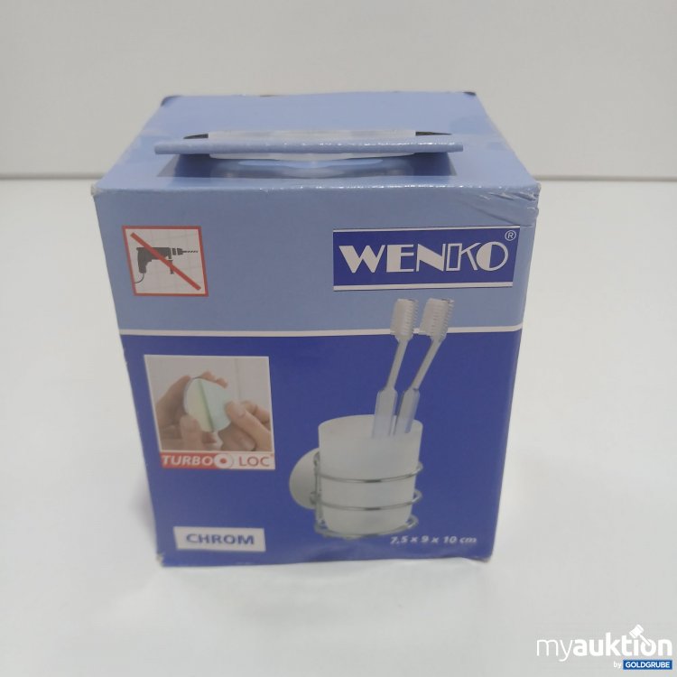 Artikel Nr. 861560: Wenko Chrom Zahnputzbecher Halter 7,5x9x10cm