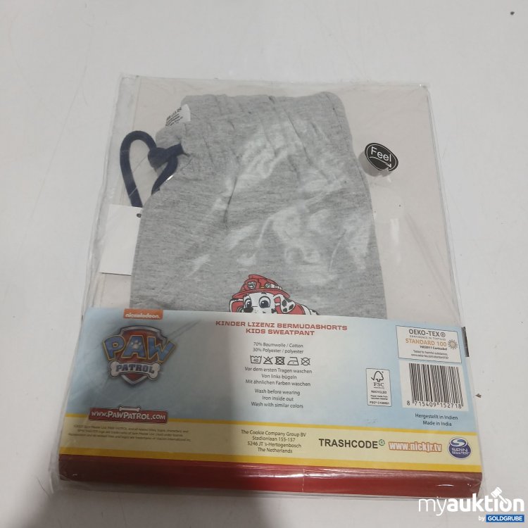 Artikel Nr. 929560: Paw Patrol Kinder Lizenz Bermudashorts größe: 98/104