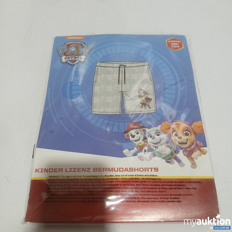 Artikel Nr. 929560: Paw Patrol Kinder Lizenz Bermudashorts größe: 98/104