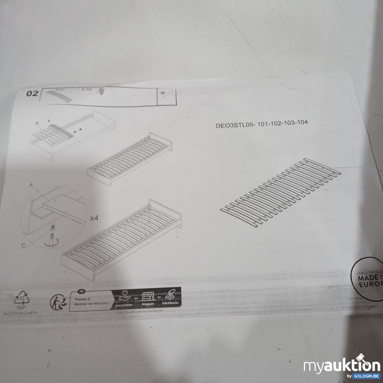 Artikel Nr. 951560: Westwing Collection Lattenrost DEO3STL05-101-102-103-104