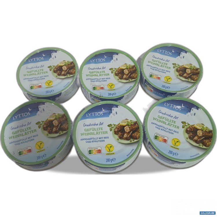 Artikel Nr. 960560: Lyttos Griechischer Art gefüllte Weinblätter je 200g 