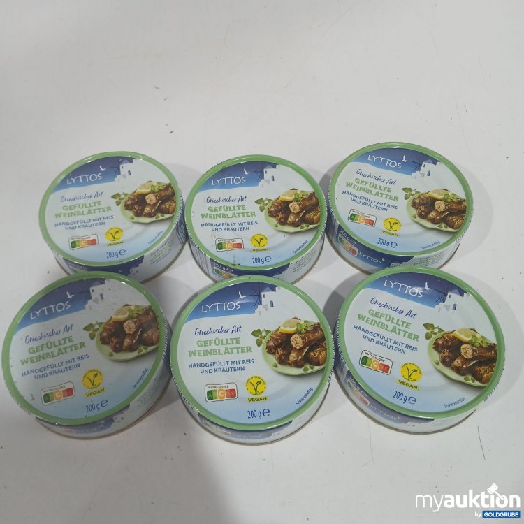 Artikel Nr. 960560: Lyttos Griechischer Art gefüllte Weinblätter je 200g 