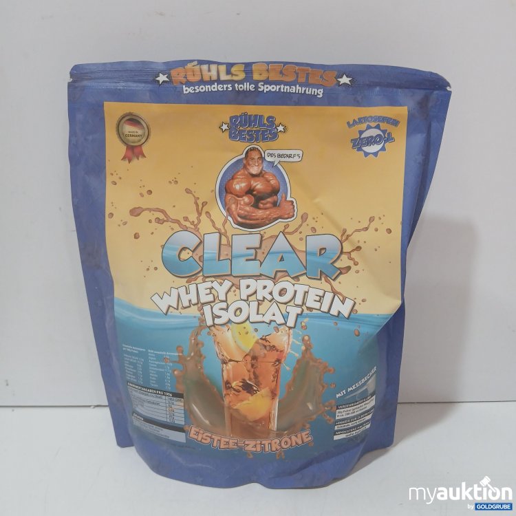 Artikel Nr. 995560 Artikel Nr. 995560: Rühls Bestes Clear Whey Protein Isolat Eistee-Zitrone 800g