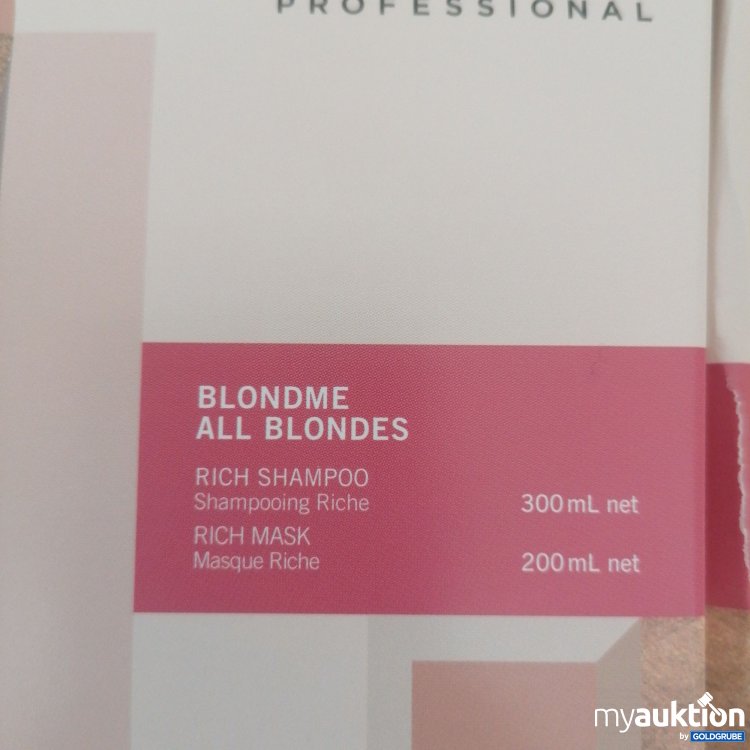Artikel Nr. 661561: Schwarzkopf Professional Blondme All Blondes Rich Shampoo and Rich Mask