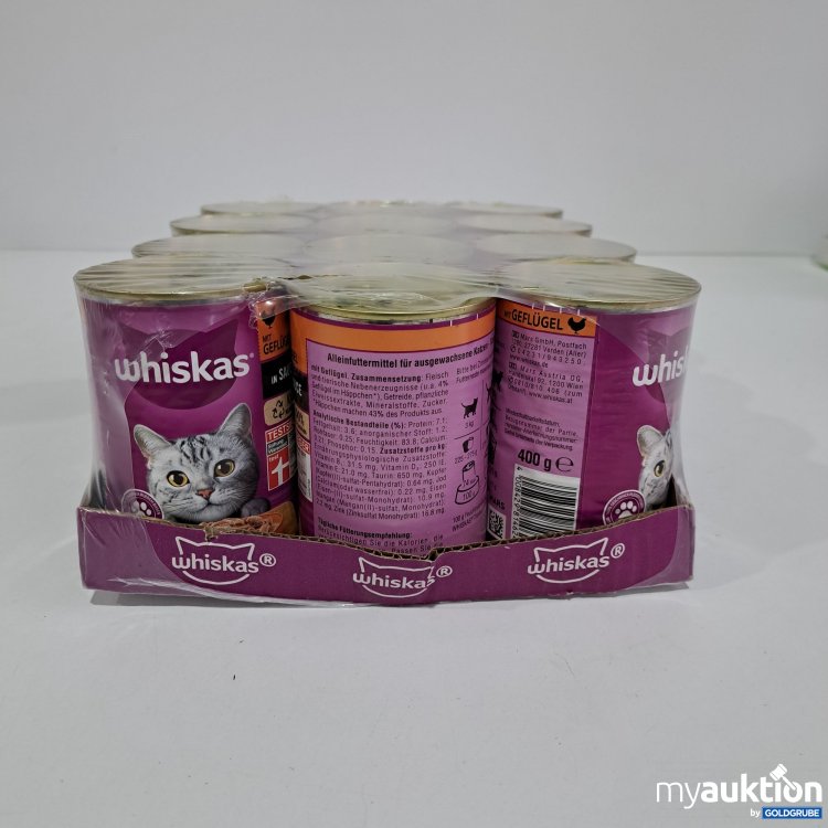 Artikel Nr. 808561 Artikel Nr. 808561: Whiskas Katzenfutter Geflügel in Sauce 12x400g