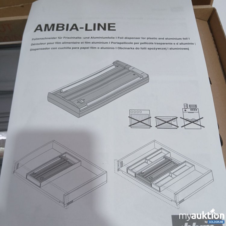 Artikel Nr. 839561: Blum Folienschneider für Frischhalte-und Aluminiumfolie 