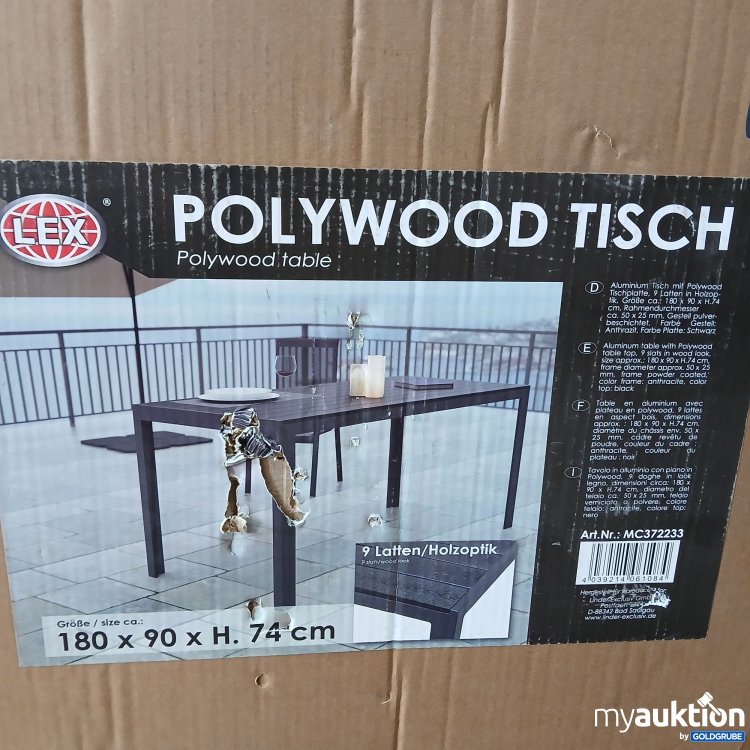 Artikel Nr. 840561 Artikel Nr. 840561: Polywood Tisch 180x90x74cm MC372233