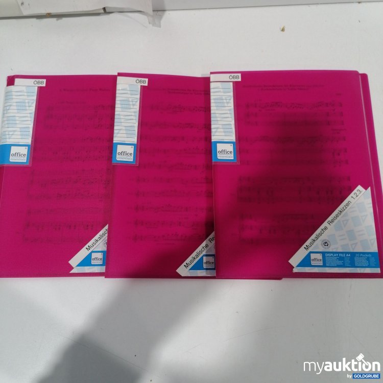 Artikel Nr. 889561: Office Essentials Musikalische Reiseskizzen 3Stk pink 