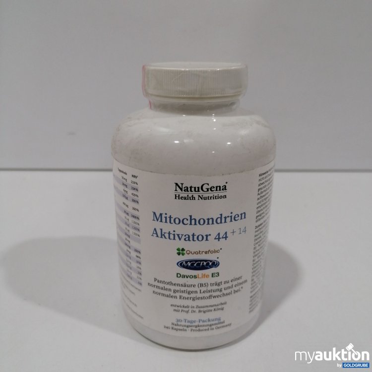 Artikel Nr. 896561 Artikel Nr. 896561: NatuGena Mitochondrien Aktivator 135,84g 44+14