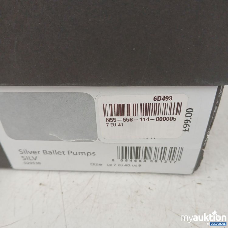 Artikel Nr. 957561: MintVelvet Silver Ballet Pumps